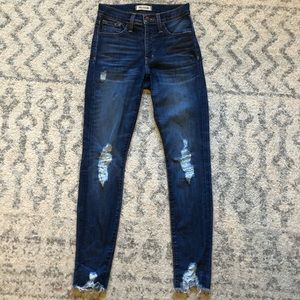 Madewell 9” high rise skinny